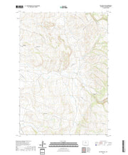 USGS US Topo 7.5-minute map for Big Trails NE WY 2021