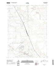 USGS US Topo 7.5-minute map for Bishop WY 2021