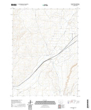 USGS US Topo 7.5-minute map for Bitter Creek WY 2021