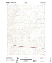 USGS US Topo 7.5-minute map for Bitter Creek NE WY 2021