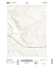 USGS US Topo 7.5-minute map for Bitter Creek NW WY 2021