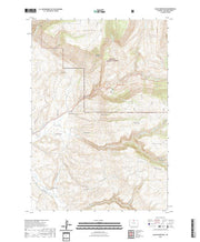 USGS US Topo 7.5-minute map for Black Mountain WY 2021