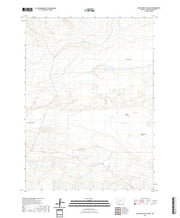 USGS US Topo 7.5-minute map for Black Rock Flat West WY 2021