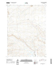 USGS US Topo 7.5-minute map for Black Rock South WY 2021