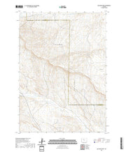 USGS US Topo 7.5-minute map for Blue Mesa West WY 2021