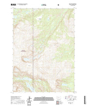 USGS US Topo 7.5-minute map for Bob Lakes WY 2021