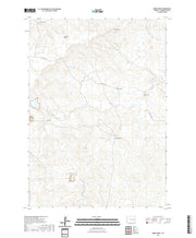 USGS US Topo 7.5-minute map for Bobby Draw WY 2021