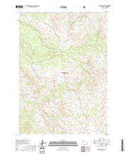 USGS US Topo 7.5-minute map for Bobcat Ridge WY 2021