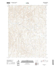 USGS US Topo 7.5-minute map for Bogie Draw WY 2021