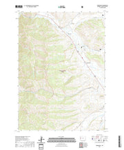 USGS US Topo 7.5-minute map for Bondurant WY 2021