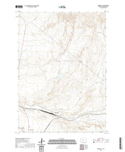 USGS US Topo 7.5-minute map for Bonneville WY 2021