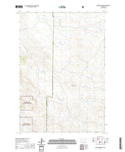 USGS US Topo 7.5-minute map for Bonnie Reservoir WY 2021