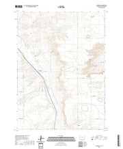 USGS US Topo 7.5-minute map for Bordeaux WY 2021