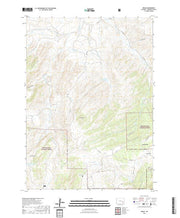 USGS US Topo 7.5-minute map for Braae WY 2021