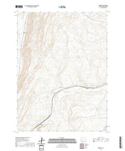 USGS US Topo 7.5-minute map for Bridger WY 2021