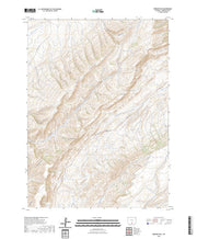 US Topo 7.5-minute map for Bridger Pass WY
