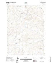 USGS US Topo 7.5-minute map for Bringolf Ranch WY 2021