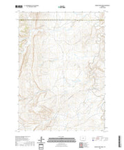 USGS US Topo 7.5-minute map for Broken Horn Creek WY 2021