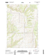 USGS US Topo 7.5-minute map for Brokenback Narrows WY 2021