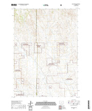 USGS US Topo 7.5-minute map for Buck Creek WY 2021