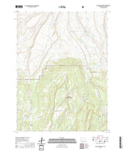 USGS US Topo 7.5-minute map for Buck Fever Ridge WY 2021