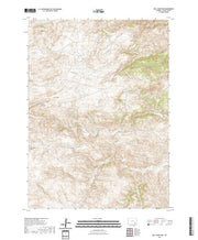 USGS US Topo 7.5-minute map for Bull Camp Peak WY 2021