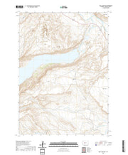 USGS US Topo 7.5-minute map for Bull Lake East WY 2021