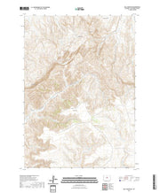 USGS US Topo 7.5-minute map for Bull Mountain WY 2021