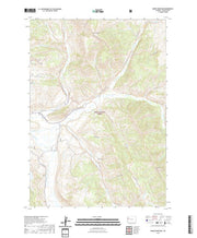 USGS US Topo 7.5-minute map for Burnt Mountain WY 2021