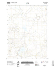 USGS US Topo 7.5-minute map for Bush Lake WY 2021