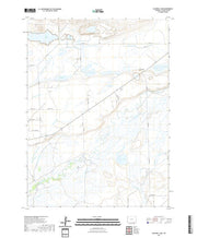 USGS US Topo 7.5-minute map for Caldwell Lake WY 2021