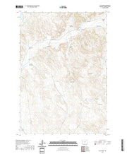 USGS US Topo 7.5-minute map for Calf Creek WY 2021