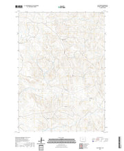 USGS US Topo 7.5-minute map for Calf Draw WY 2021