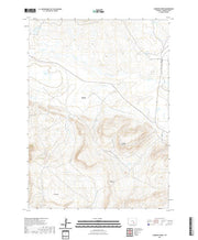 USGS US Topo 7.5-minute map for Cameron Creek WY 2021