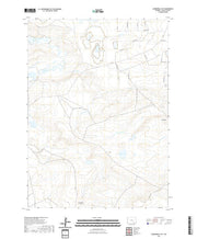 USGS US Topo 7.5-minute map for Cannonball Cut WY 2021