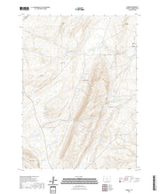 USGS US Topo 7.5-minute map for Carbon WY 2021