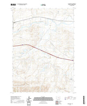 USGS US Topo 7.5-minute map for Careyhurst WY 2021