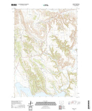 USGS US Topo 7.5-minute map for Carlile WY 2021