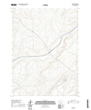 USGS US Topo 7.5-minute map for Carter WY 2021