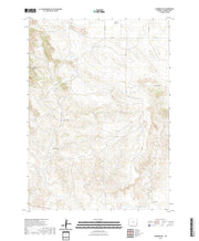 USGS US Topo 7.5-minute map for Casebier Hill WY 2021