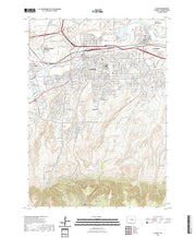 USGS US Topo 7.5-minute map for Casper WY 2021