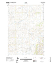 USGS US Topo 7.5-minute map for Cedar Ridge WY 2021