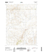 USGS US Topo 7.5-minute map for Cedar Top WY 2021