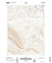 USGS US Topo 7.5-minute map for Chalk Buttes WY 2021