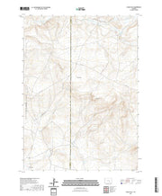 USGS US Topo 7.5-minute map for Chalk Hills WY 2021