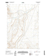 USGS US Topo 7.5-minute map for Chapman Bench WY 2021