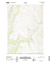 USGS US Topo 7.5-minute map for Cherry Creek Hill WY 2021