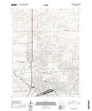 USGS US Topo 7.5-minute map for Cheyenne North WY 2021