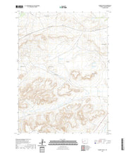 USGS US Topo 7.5-minute map for Chimney Butte WY 2021