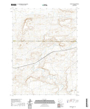 USGS US Topo 7.5-minute map for Church Butte WY 2021